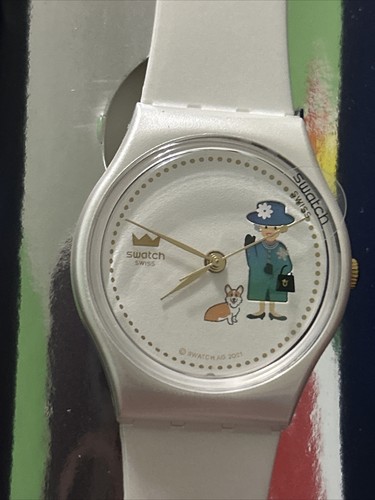 Orologio swatch how - how, majestic